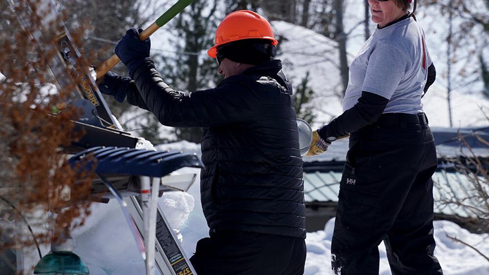 Team Rubicon clears snow for Montpelier residents